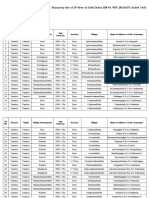 Seniority List of Ip Sets of Gok Order en 41 VSC 2014/P1 Dated 14/07/2014 Under General Seniority