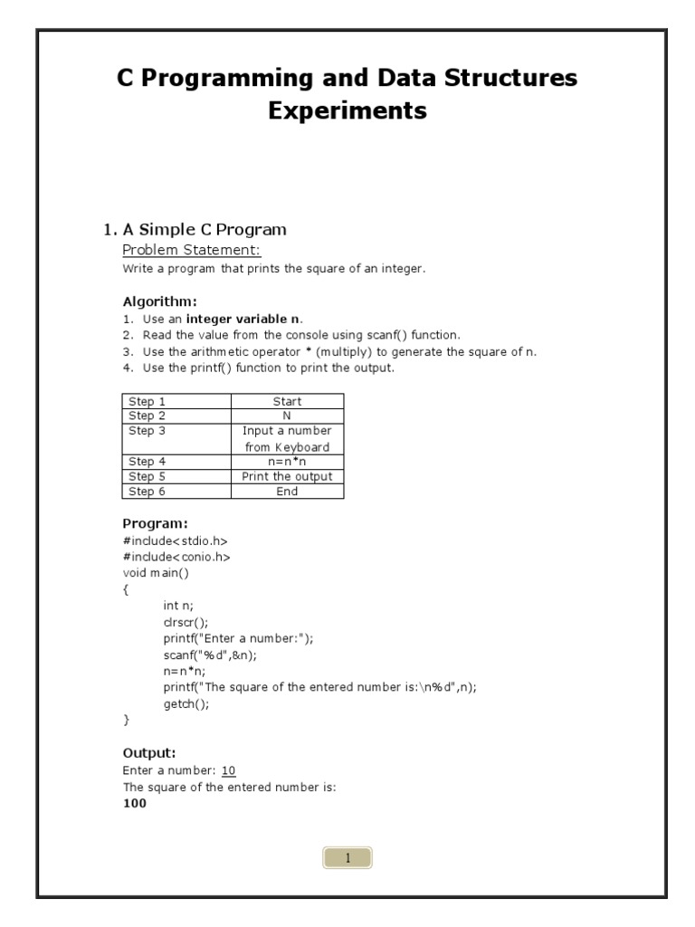 C Programming and Data Structures | PDF | Matrix (Mathematics ...