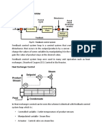 Feedback Control System: Steam TC Product Stream Setpoint