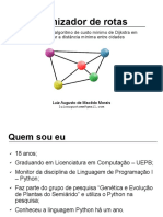 Algoritmo Dijkstra distância mínima cidades