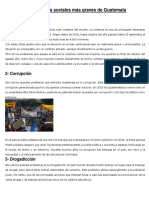 10 Problemas Sociales Más Graves de Guatemala: 1-Violencia