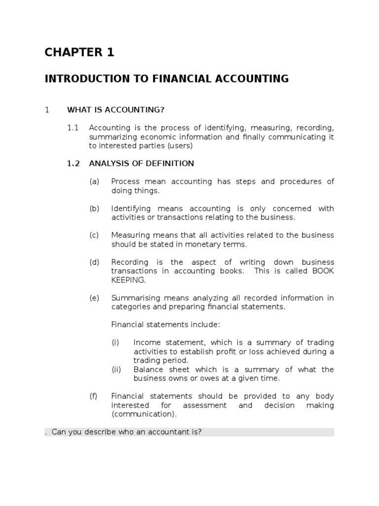 Zica t1 Financial Accounting PDF Expense Balance Sheet
