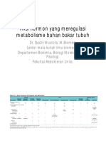 Aksi Hormon Yang Meregulasi Metabolisme Bahan Bakar Tubuh PDF