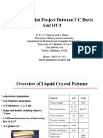 Proposed Joint Project Between UC Davis and Hut