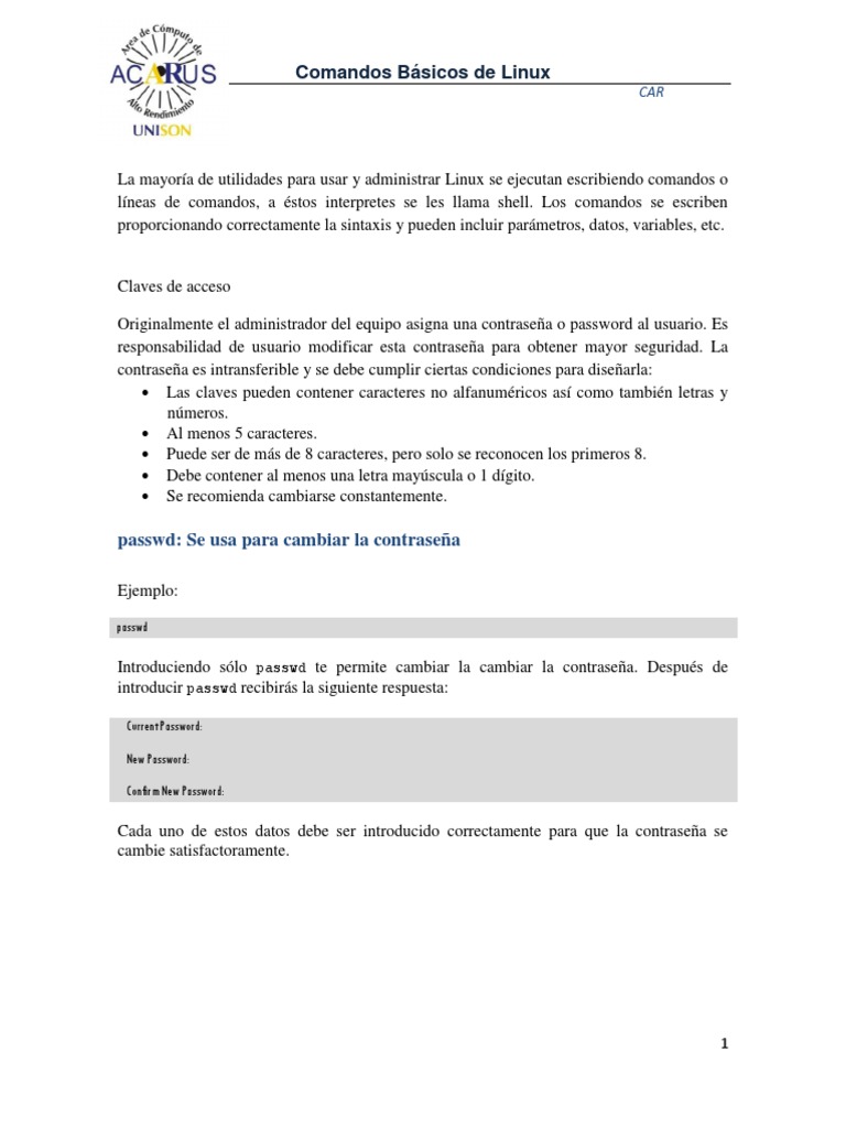 Comandos PDF | PDF | Archivo de computadora | Contraseña