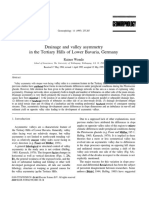 Drainage and Valley Asymmetry in The Tertiary Hills of Lower Bavaria, Germany