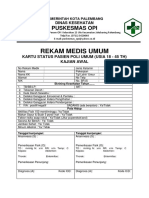 Rekam Medis Umum: Puskesmas Opi