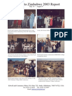 2003 Zimbabwe Mission Report