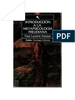 Assoun Paul Laurent Introduccion A La Metapsicologia Freudiana PDF