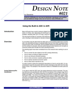 Esign OTE: Using The Built-In ADC in AVR