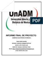 Informe Final de Proyecto: Comercio Electronico en Mexico