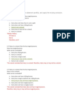 Cs Logical Reasoning Test Answers