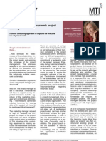 Successful projects by systematic project coaching - A holistic consulting approach to improve the effectiveness of project work