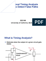 False Path Timing Analysis