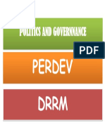 Politics and Governnance: Perdev DRRM