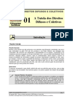 DDC 01 - A Tutela Dos Interesses Difusos e Coletivos