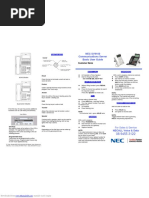 NEC SV9100 Communications Server Basic User Guide: Customer Name