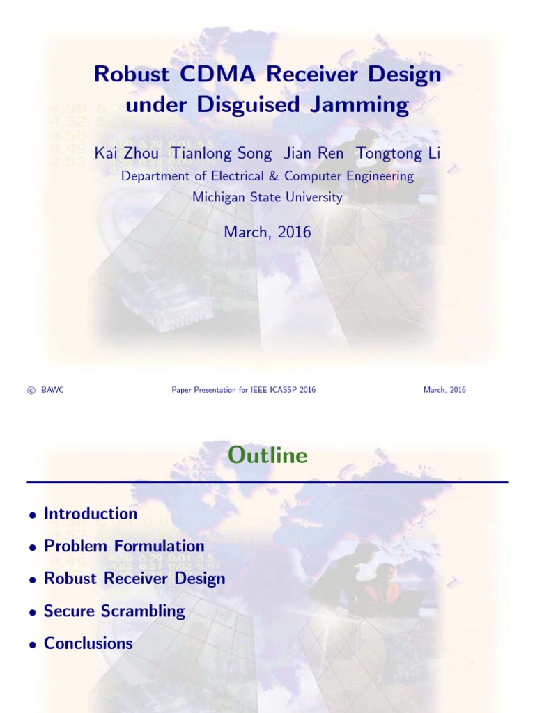 Icassp 2016 PDF Engineering