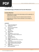 Chapter 1 : Limit State Design of Reinforced Concrete Structures