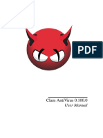 Clam Antivirus 0.100.0 User Manual