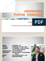 Memroses Pupuk Organik: Fitrizal, SP