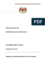 Dokumen Sebut Harga: Kerajaan Malaysia