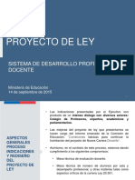 Proyecto de Ley: Sistema de Desarrollo Profesional Docente