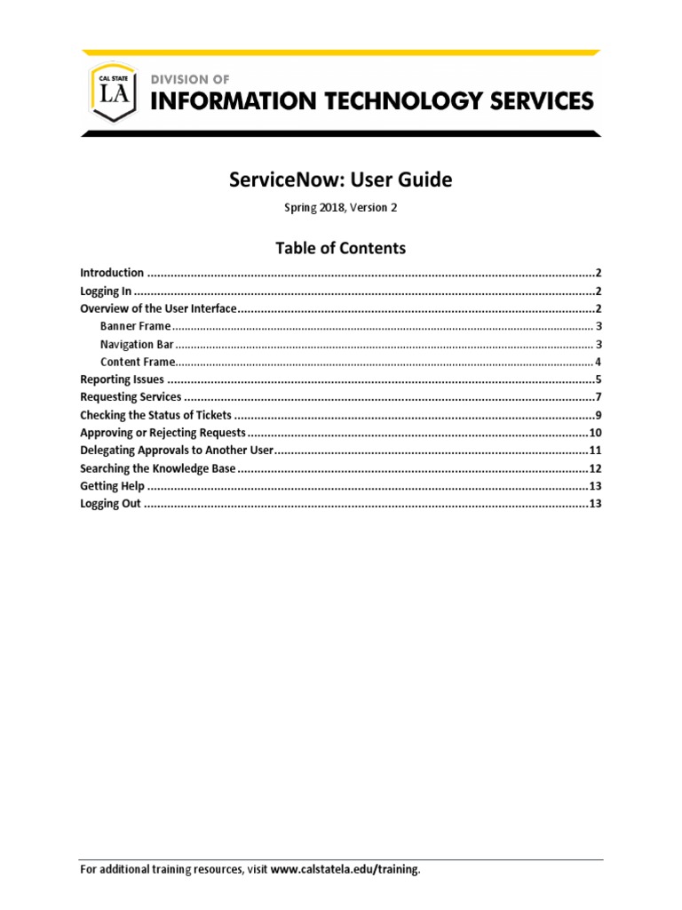 Servicenow: User Guide | PDF | Login | Icon (Computing)