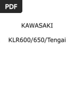 Download Werkstatthandbuch Kawasaki KLR 600 650 Tengai German by rabu64 SN38739878 doc pdf