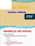 Cotarea Pieselor