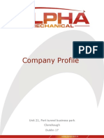 Company Profile: Unit 21, Port Tunnel Business Park Clonshaugh Dublin 17