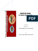 Portion Size Control As A Dietary Assessment Tool: Maria Theresa M. Talavera, DRPH