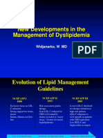 New Developments in The Management of Dyslipidemia: Widjanarko. W MD