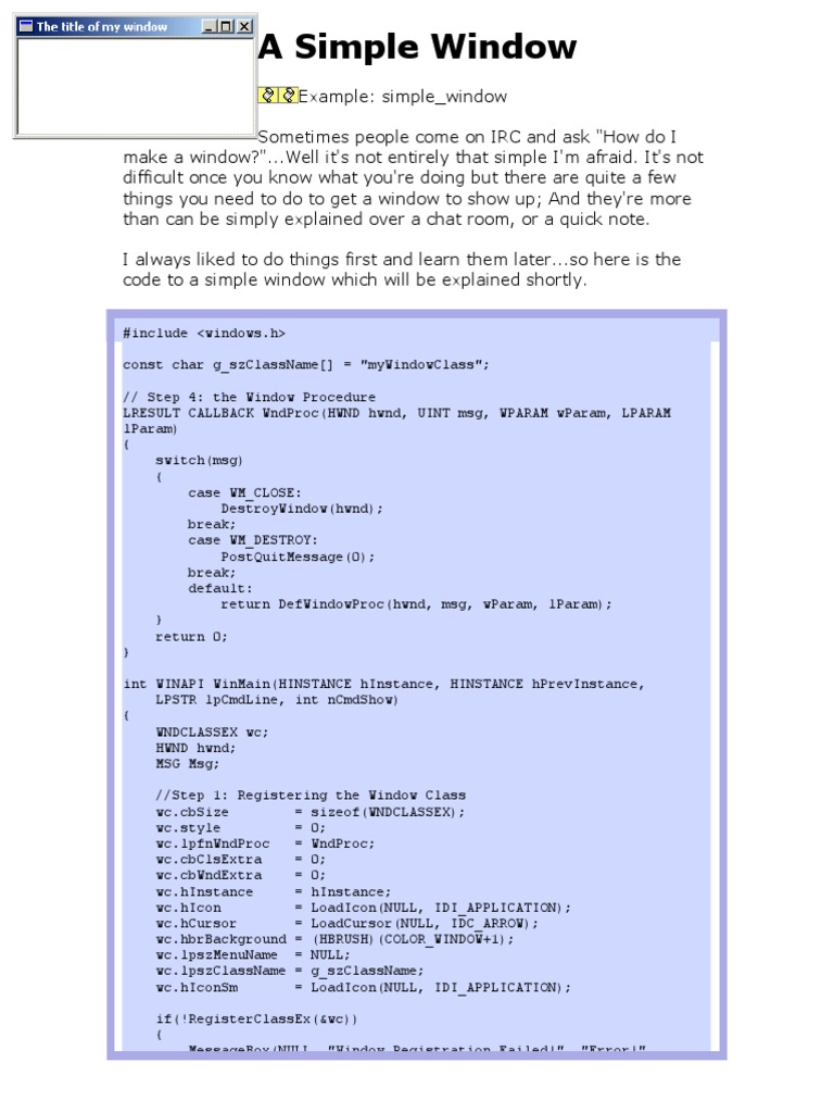 Win Api | PDF | Software Development | Software Engineering