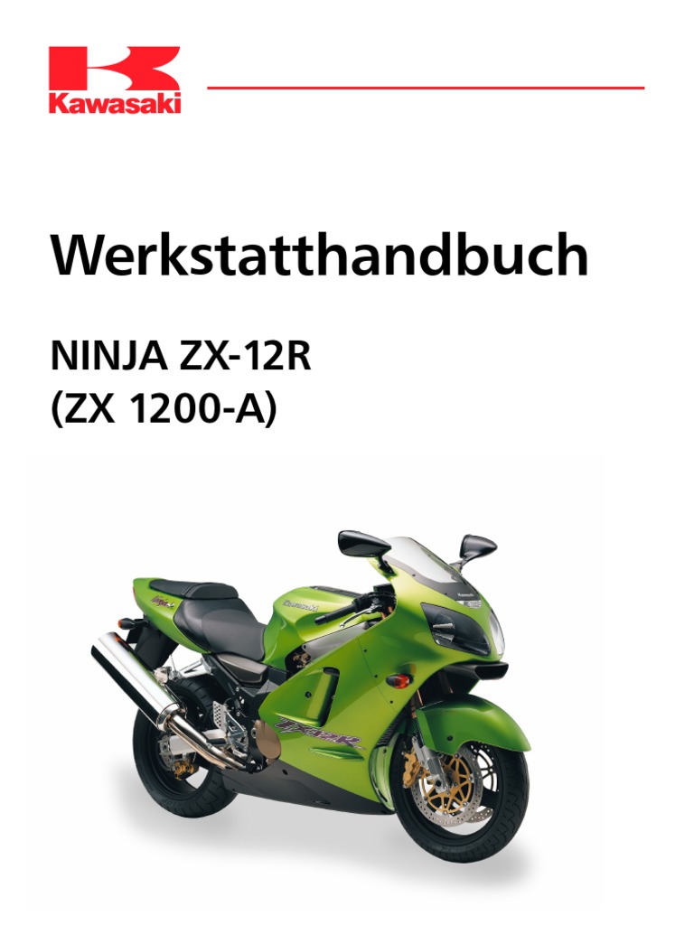 Werkstatthandbuch Kawasaki Ninja ZX-12 R a (German)