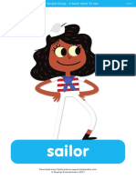 A Sailor Went To Sea Flashcards PDF