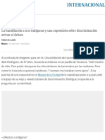 ¿Es México Racista?: La Humillación A Tres Indígenas y Una Exposición Sobre Discriminación Avivan El Debate