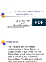 Heavy Metals Contamination in Davao Region