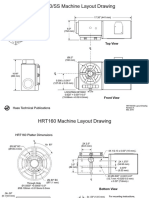 HRT160/SS Machine Layout Drawing: Top View