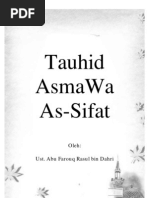 Tauhid Asma Wa AsSifat