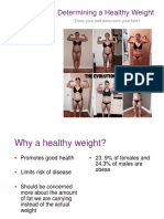 Determining A Healthy Weight: Does Your Belt Determine Your Fate?