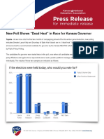 KS-Gov: PPP (D) For The Kansas NEA (August 2018)