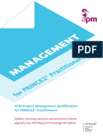 APM Project Management Qualification For PRINCE2 Practitioners