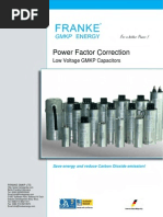 Catalogue-FRANKE GMKP LV Power Capacitor