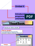 Unidad 6: Introducción A La Programación Orientada A Objetos