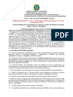 Retificado Pelo Edital N. 13, de 1.º de Fevereiro de 2018 e Pelo Edital N. 25, de 23 de Fevereiro de 2018