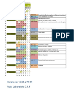 Horario de 15:30 A 20:30 Aula: Laboratorio 3.1.4: Septiembre