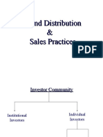 Fund Distribution & Sales Practices