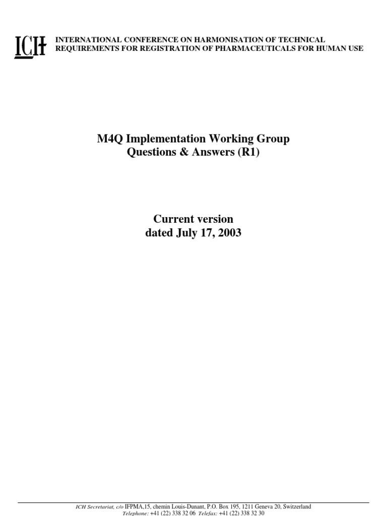 M4Q (R1 Quality | PDF | Medicinal Chemistry | Pharmacology
