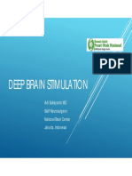 Deep Brain Stimulation: Adi Sulistyanto MD Staff Neurosurgeon National Brain Center Jakarta, Indonesia